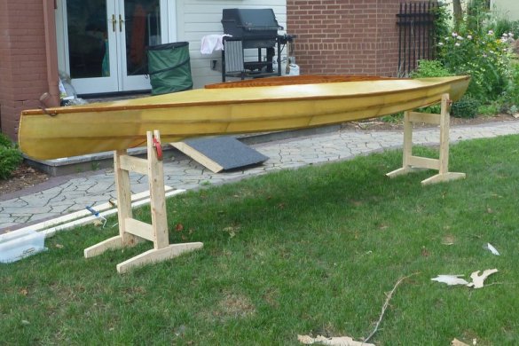  type sawbuck kayak sawhorse plans to store your kayak if you can