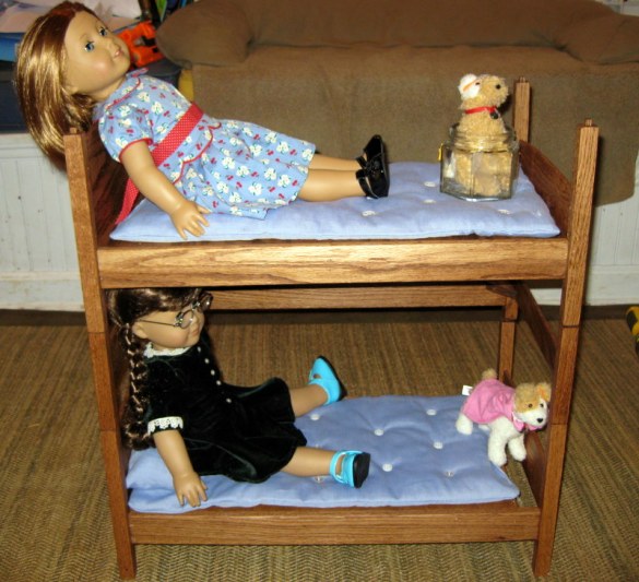 DIY American Girl Doll Triple Bunk Bed Plans Wooden PDF 